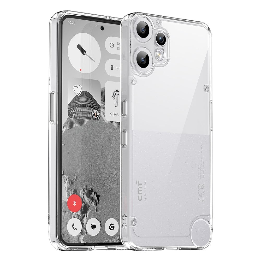 Nothing CMF Phone 2 Pro Transparente Handyhülle – Stoßfeste Rückseite, aus TPU & Acryl