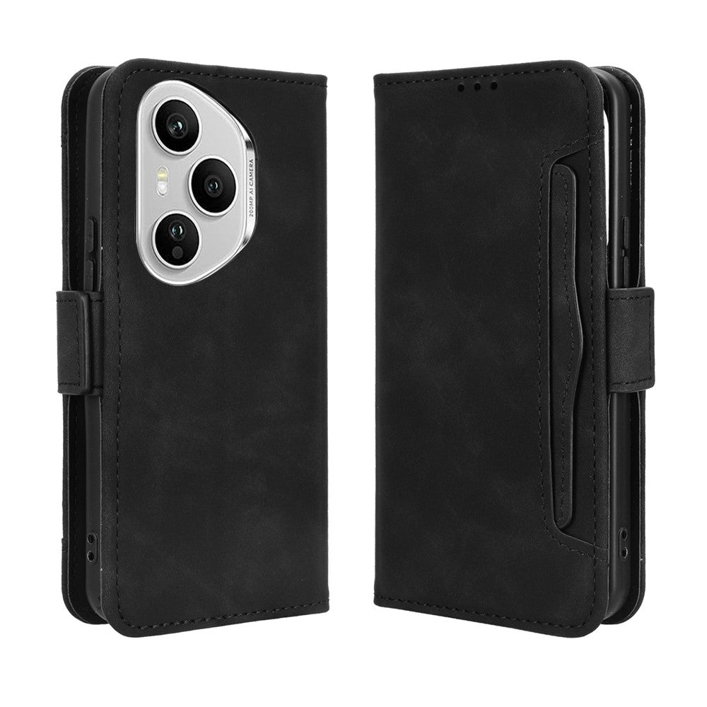 For Honor 400 Pro 5G (Global) Leather Case Phone Wallet Cover with Multiple Card Slots