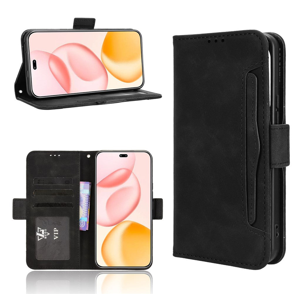 For Honor 400 Pro 5G (Global) Leather Case Phone Wallet Cover with Multiple Card Slots
