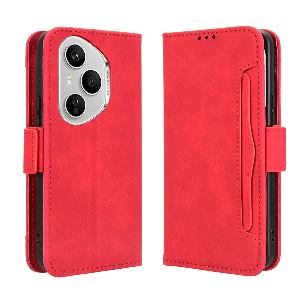 For Honor 400 Pro 5G (Global) Leather Case Phone Wallet Cover with Multiple Card Slots