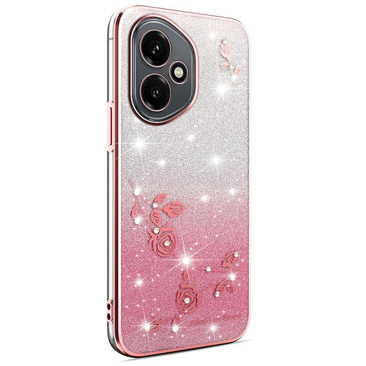 Honor 400 5G (Global) Handyhülle – KADEM Flower TPU Flexible Farbverlaufs