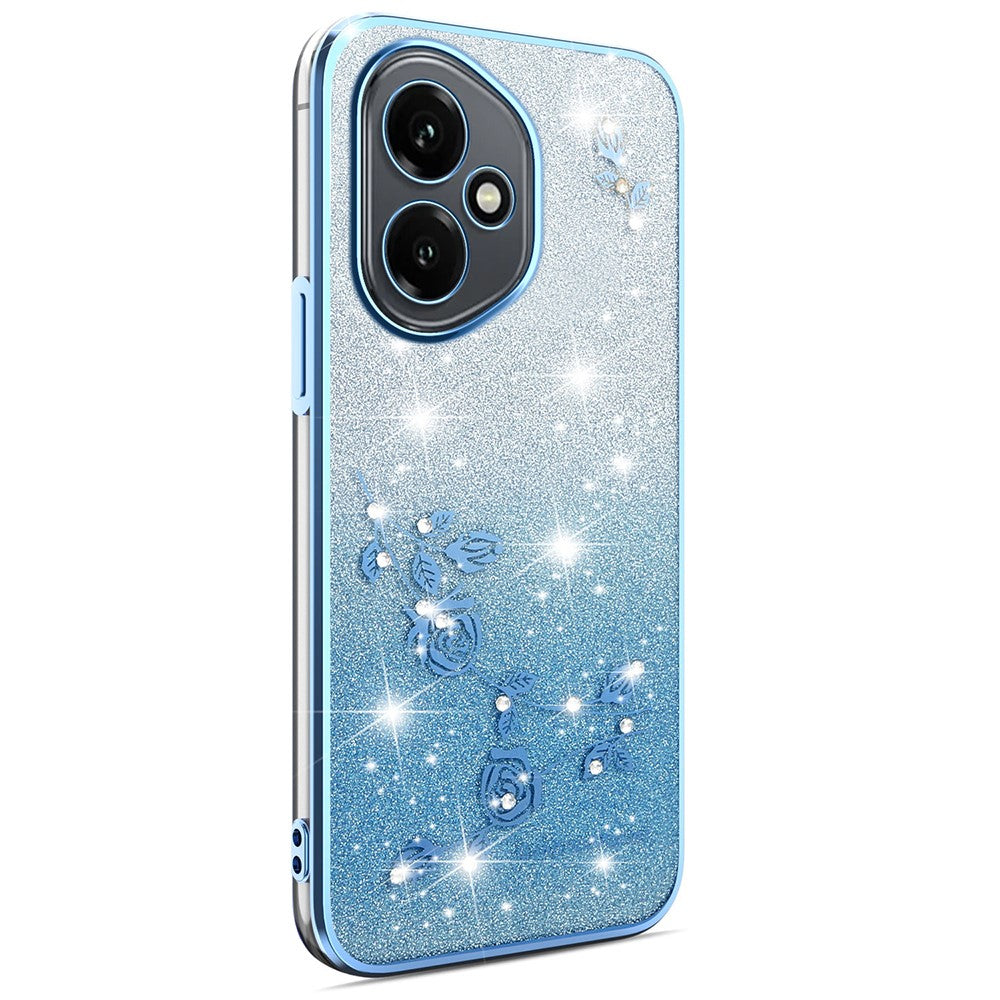 KADEM For Honor 400 5G (Global) Case Flower TPU Flexible Gradient Phone Cover