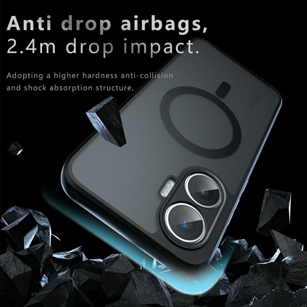 Matte Case for Xiaomi Poco F7 5G / Redmi Turbo 4 Pro 5G TPU + PC Skin Touch Phone Cover Magnetic Case