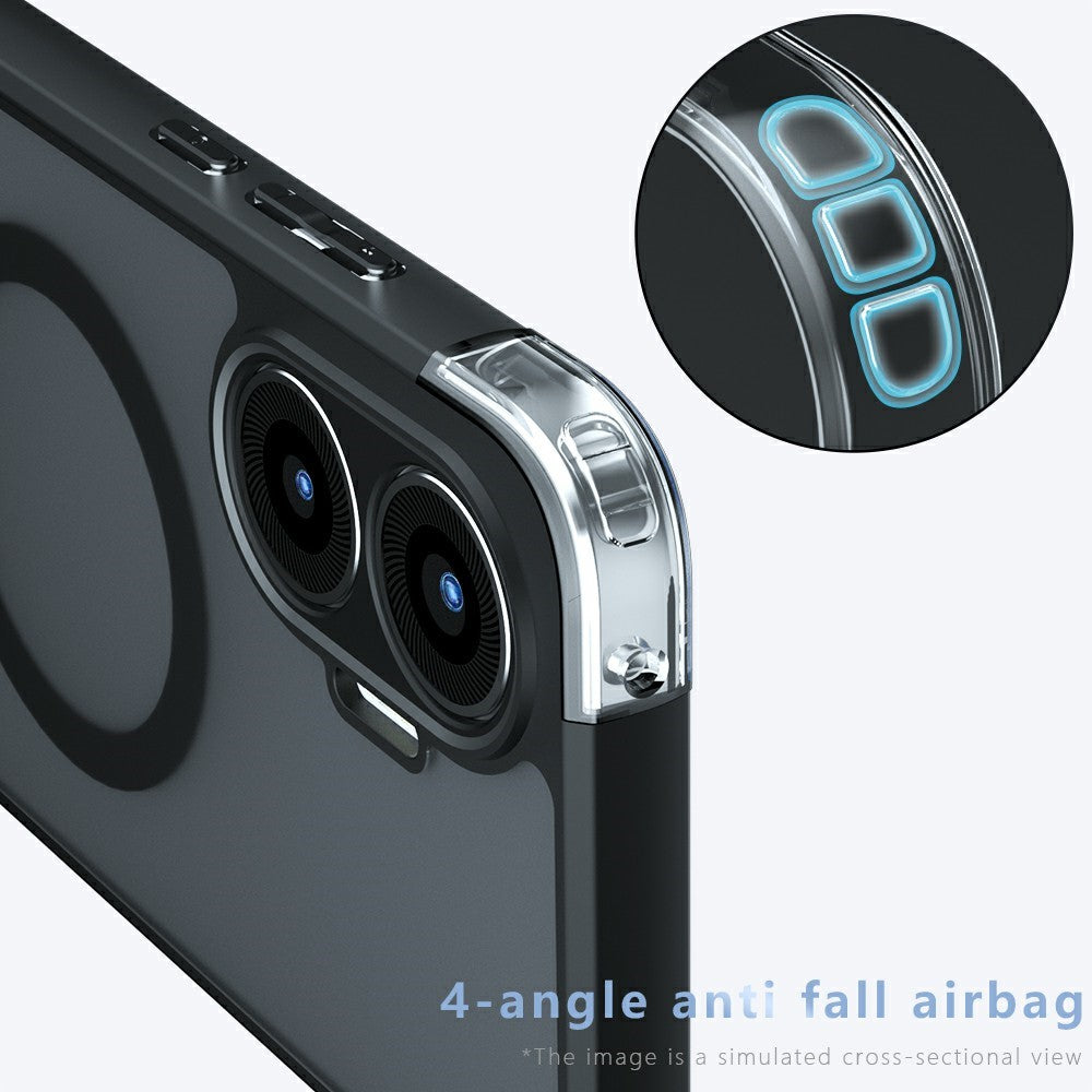 Matte Case for Xiaomi Poco F7 5G / Redmi Turbo 4 Pro 5G TPU + PC Skin Touch Phone Cover Magnetic Case