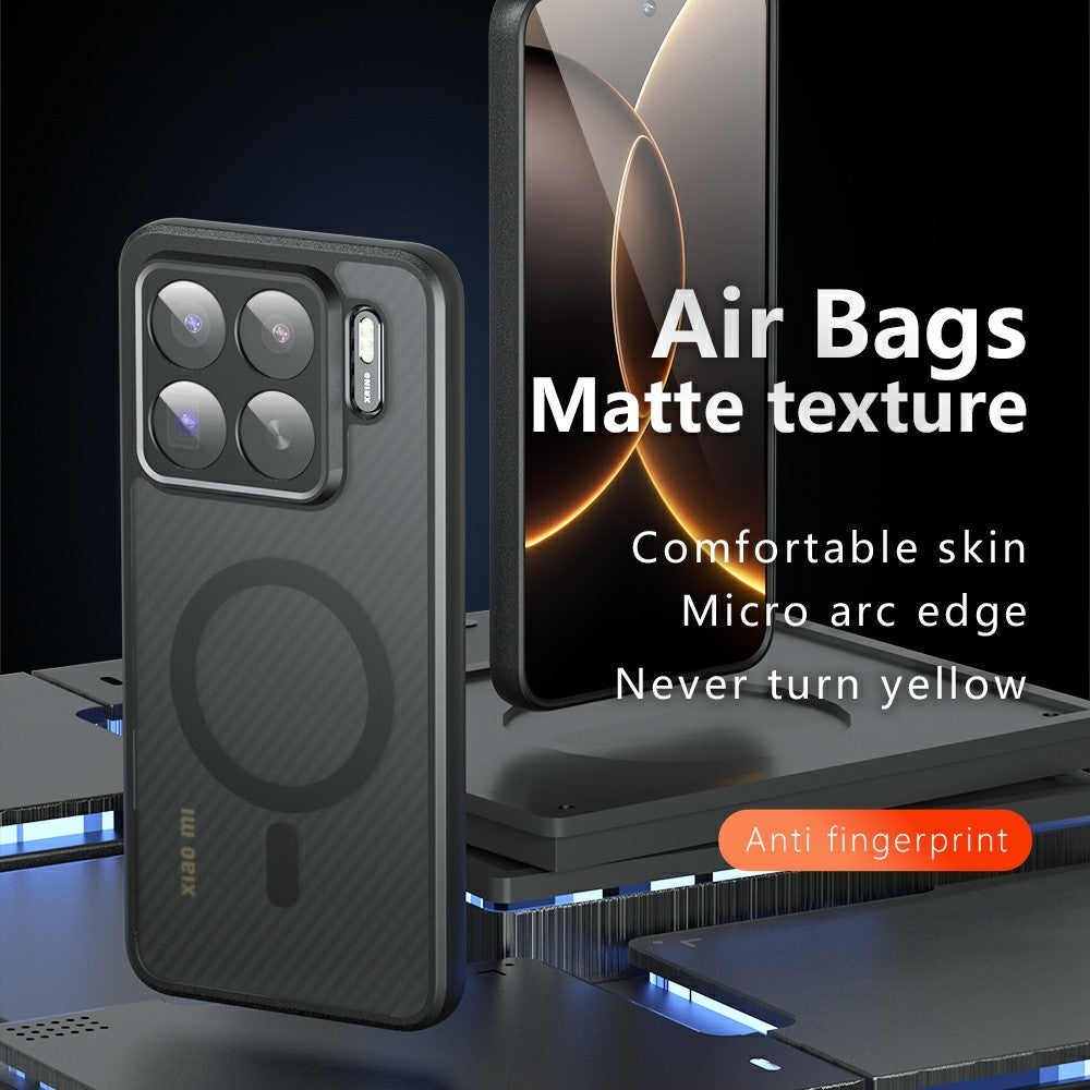 For Xiaomi 15S Pro Magnetic Case TPU+PC Matte Phone Cover