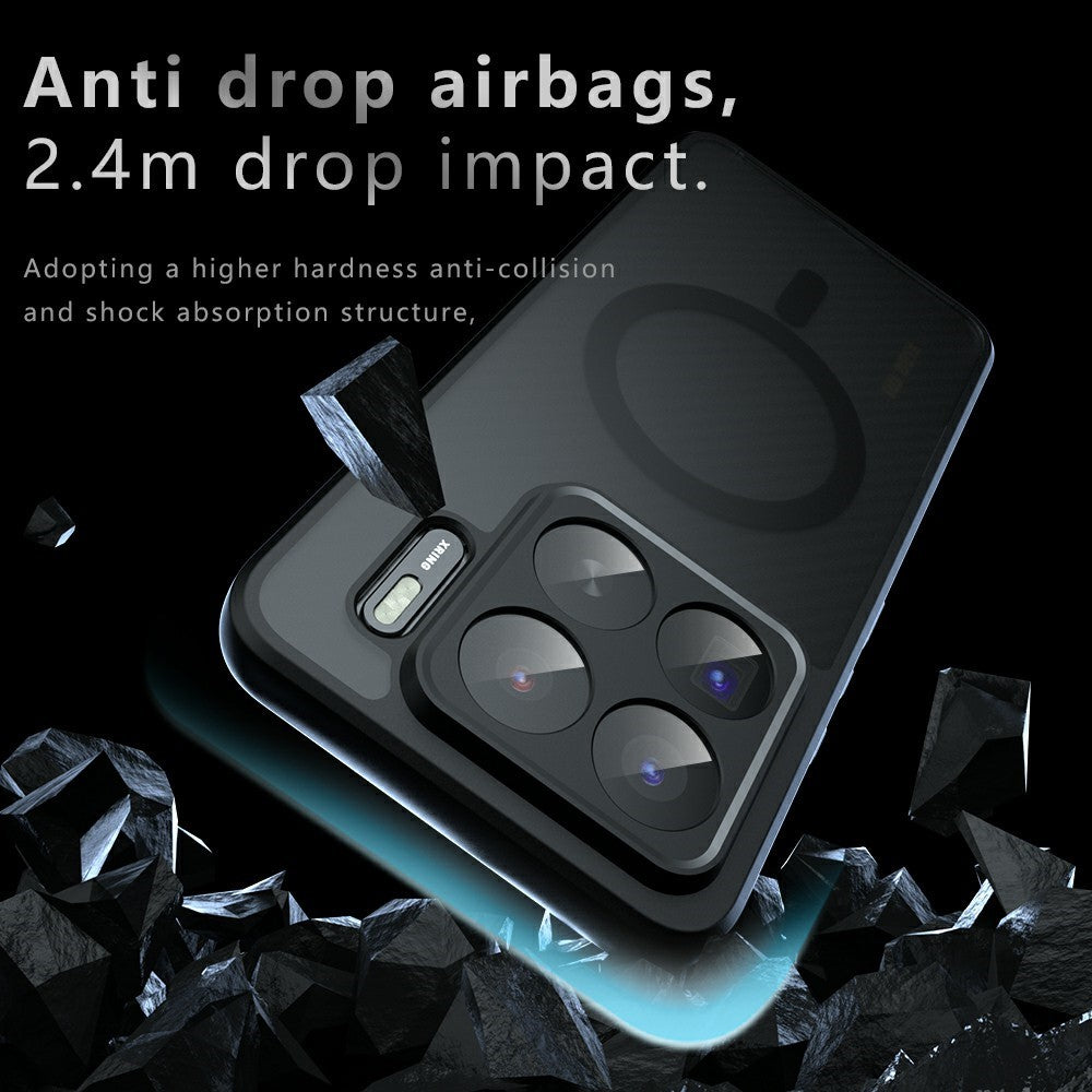 For Xiaomi 15S Pro Magnetic Case TPU+PC Matte Phone Cover