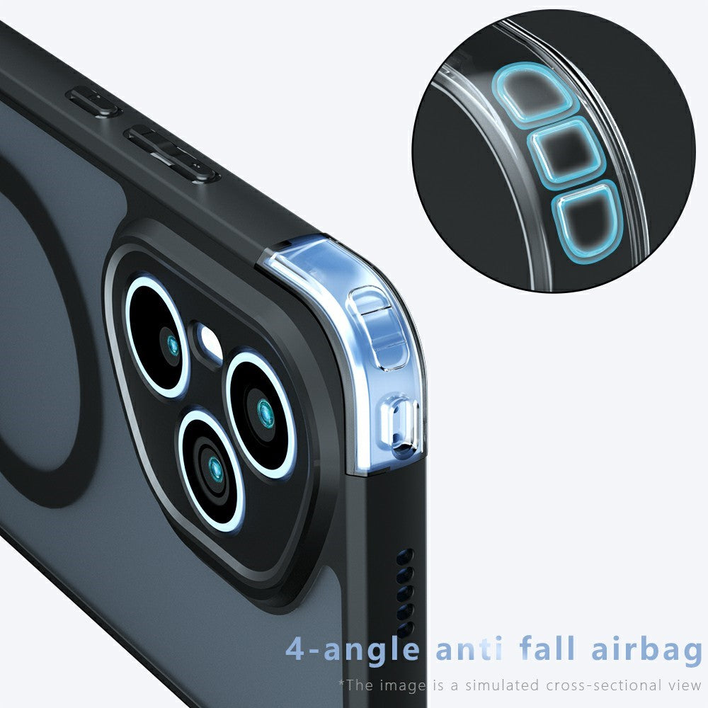 For Honor 400 Pro 5G (Global) Magnetic Case TPU+PC Matte Phone Cover