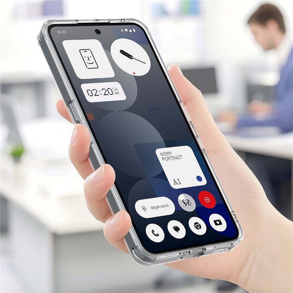 Nothing Phone (3a) Pro Transparente Handyhülle – Magnetisch, aus TPU- & Acryl-Rückseite