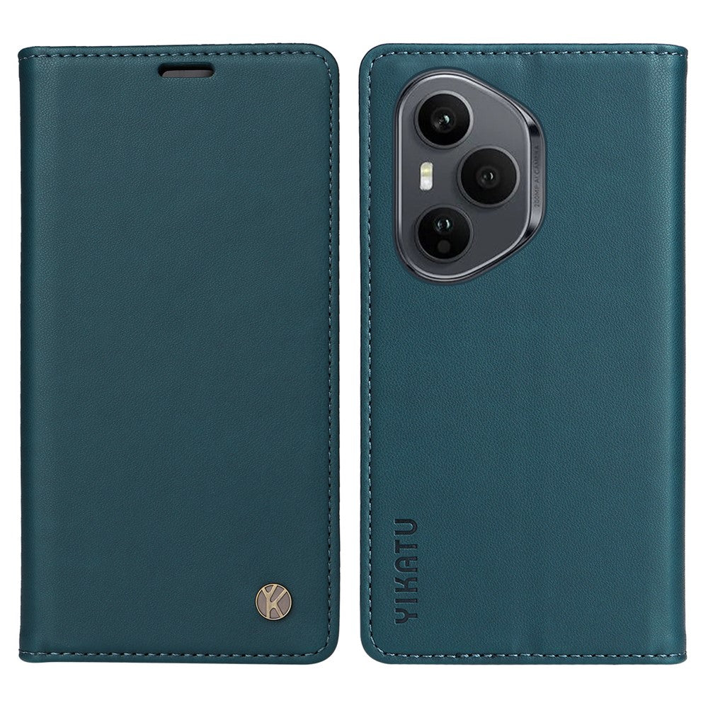 YIKATU For Honor 400 Pro 5G (Global) Phone Cases  Magnetic Closure PU Leather Mobile Cover
