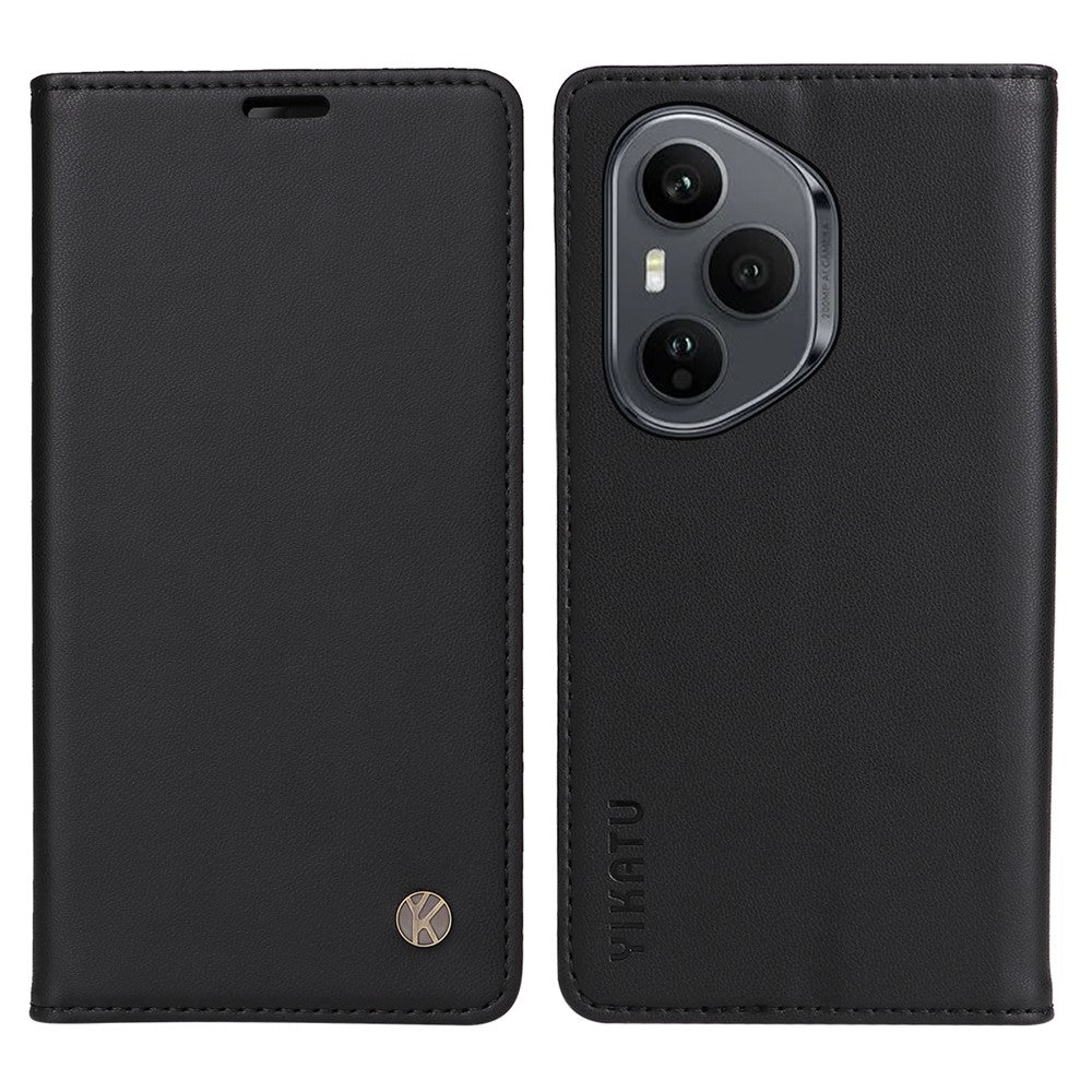 YIKATU For Honor 400 Pro 5G (Global) Phone Cases  Magnetic Closure PU Leather Mobile Cover