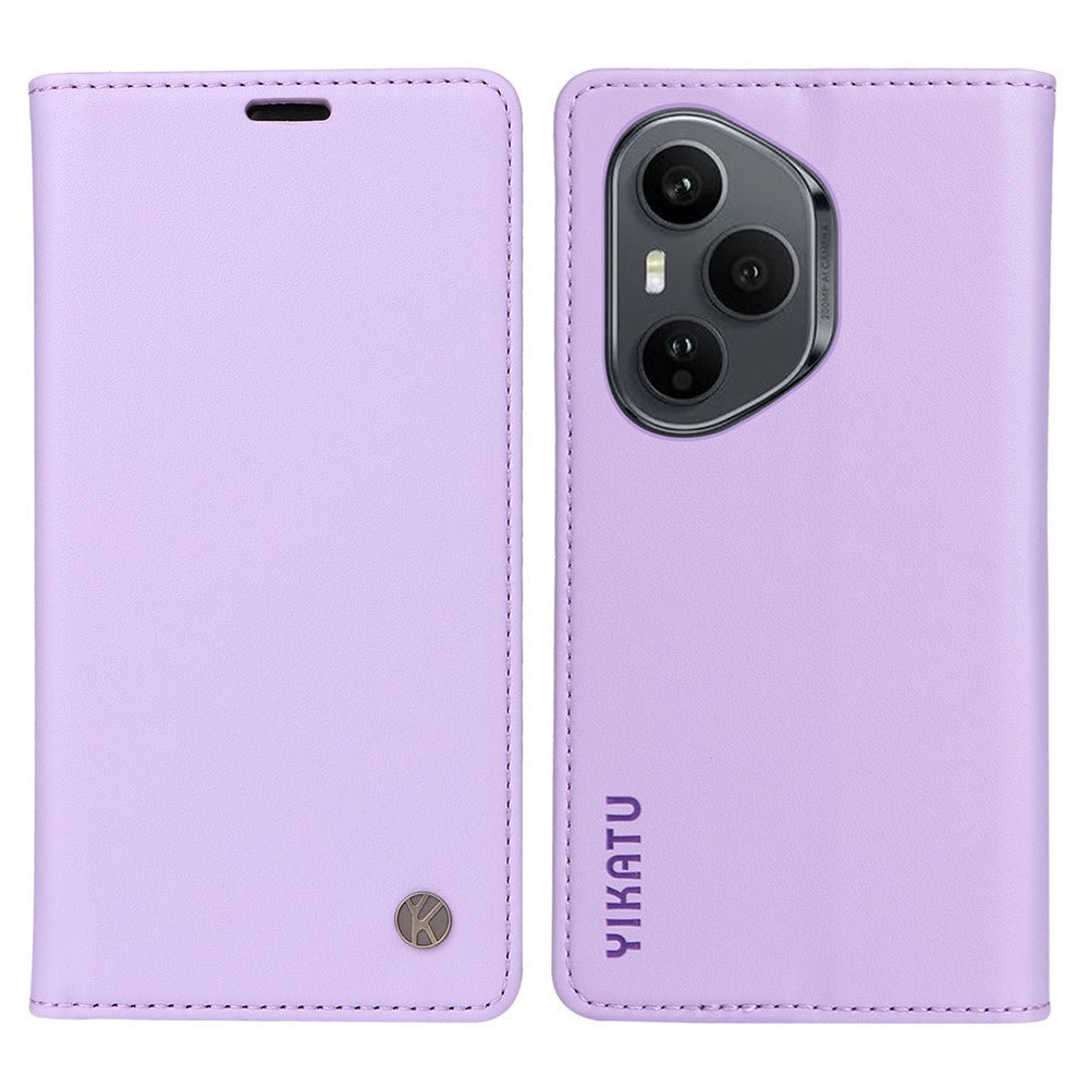 YIKATU For Honor 400 Pro 5G (Global) Phone Cases  Magnetic Closure PU Leather Mobile Cover