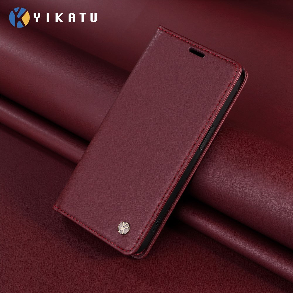 YIKATU For Honor 400 Pro 5G (Global) Phone Cases  Magnetic Closure PU Leather Mobile Cover