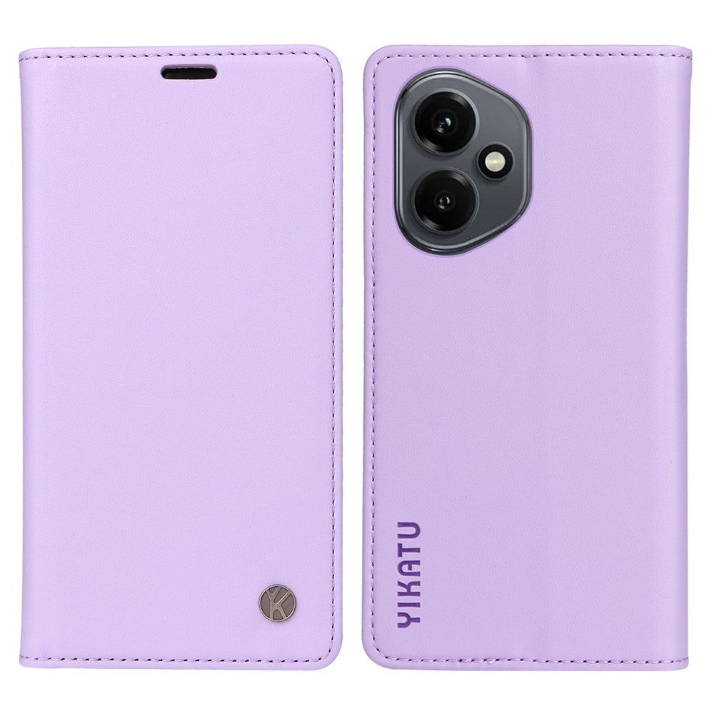 YIKATU For Honor 400 5G (Global) Phone Cases  Magnetic Closure PU Leather Mobile Cover