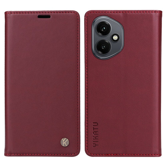 Honor 400 5G (Global) Handyhülle – YIKATU Handyhüllen Magnetverschluss PU-Leder