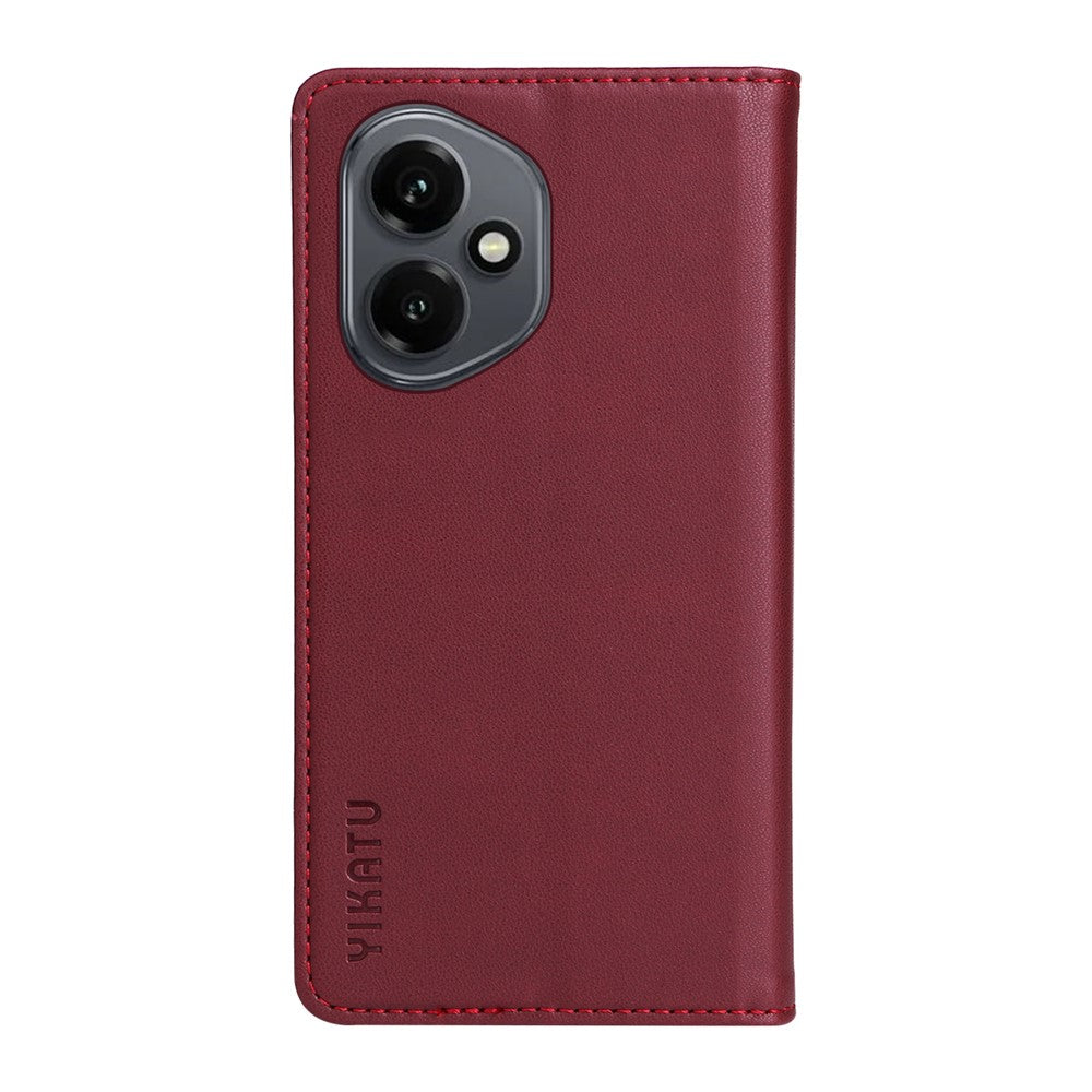 YIKATU For Honor 400 5G (Global) Phone Cases  Magnetic Closure PU Leather Mobile Cover