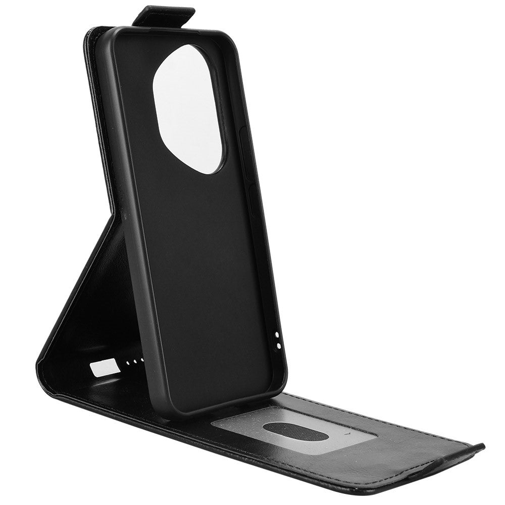 For Honor 400 Pro 5G (Global) Stand Case Magnetic Clasp Vertical Flip Leather Phone Cover with Card Holder