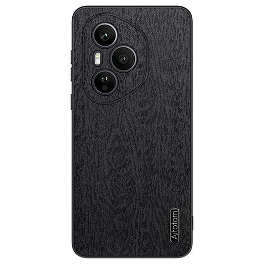 Honor 400 Pro 5G (Global) Handyhülle – Aus lederbeschichtetem PC+TPU, mit Holzmaserung