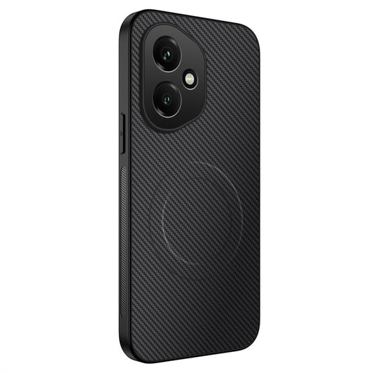 Honor 400 5G (Global) Handyhülle – WANLONFENG TQ Series Magnetische , Kohlefaser-Textur, PC-TPU