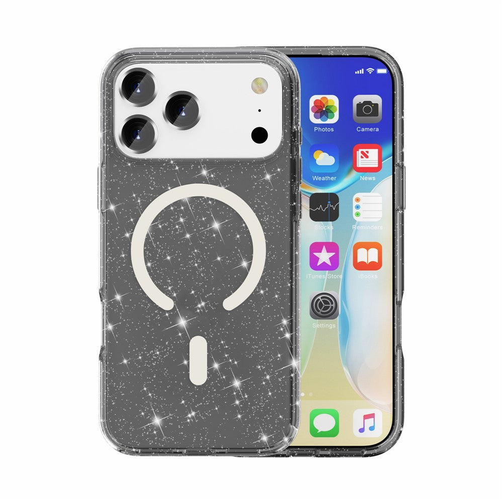 iPhone 17 Pro Max Glitter-Hülle – Magnetisch & funkelnd