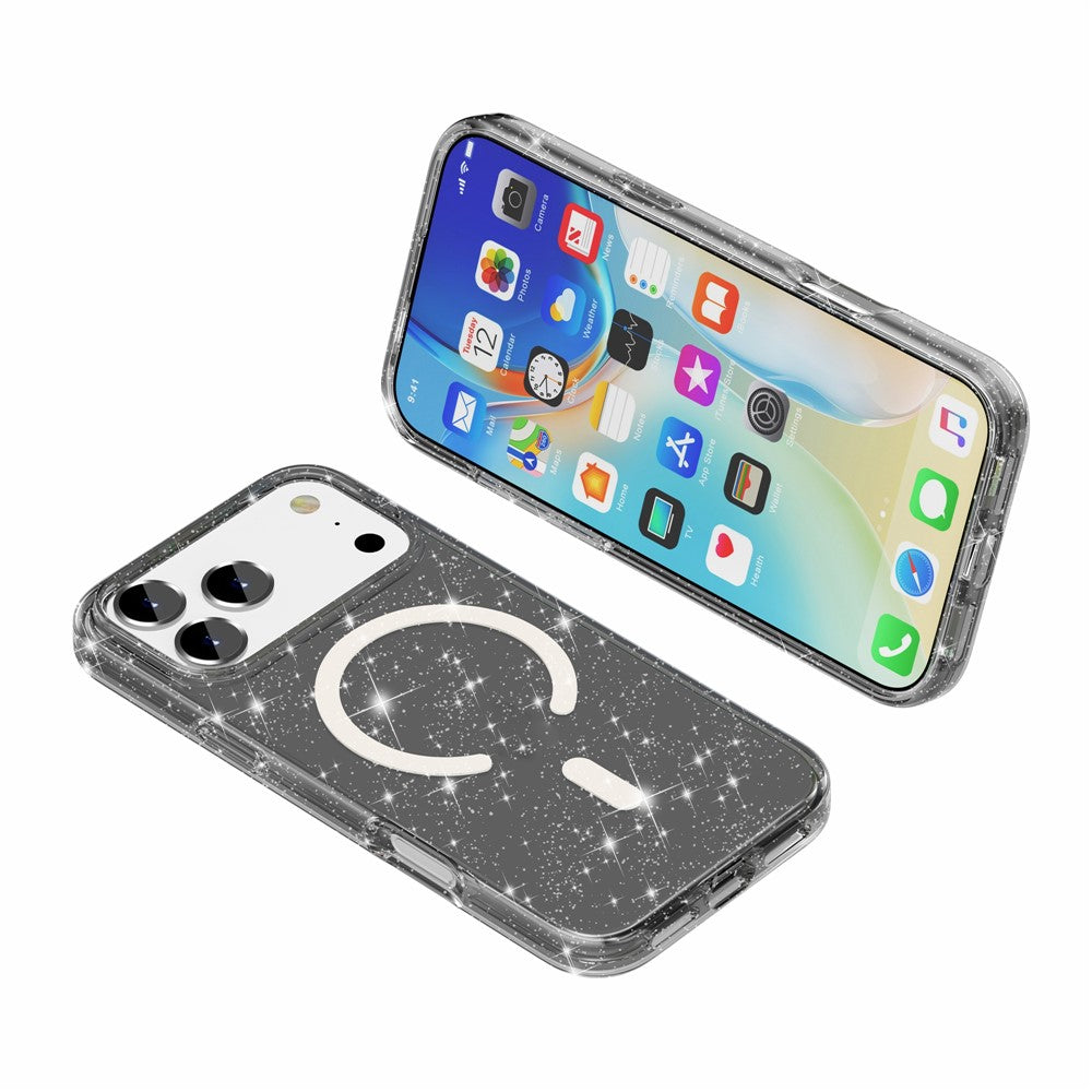 iPhone 17 Pro Max Glitter-Hülle – Magnetisch & funkelnd