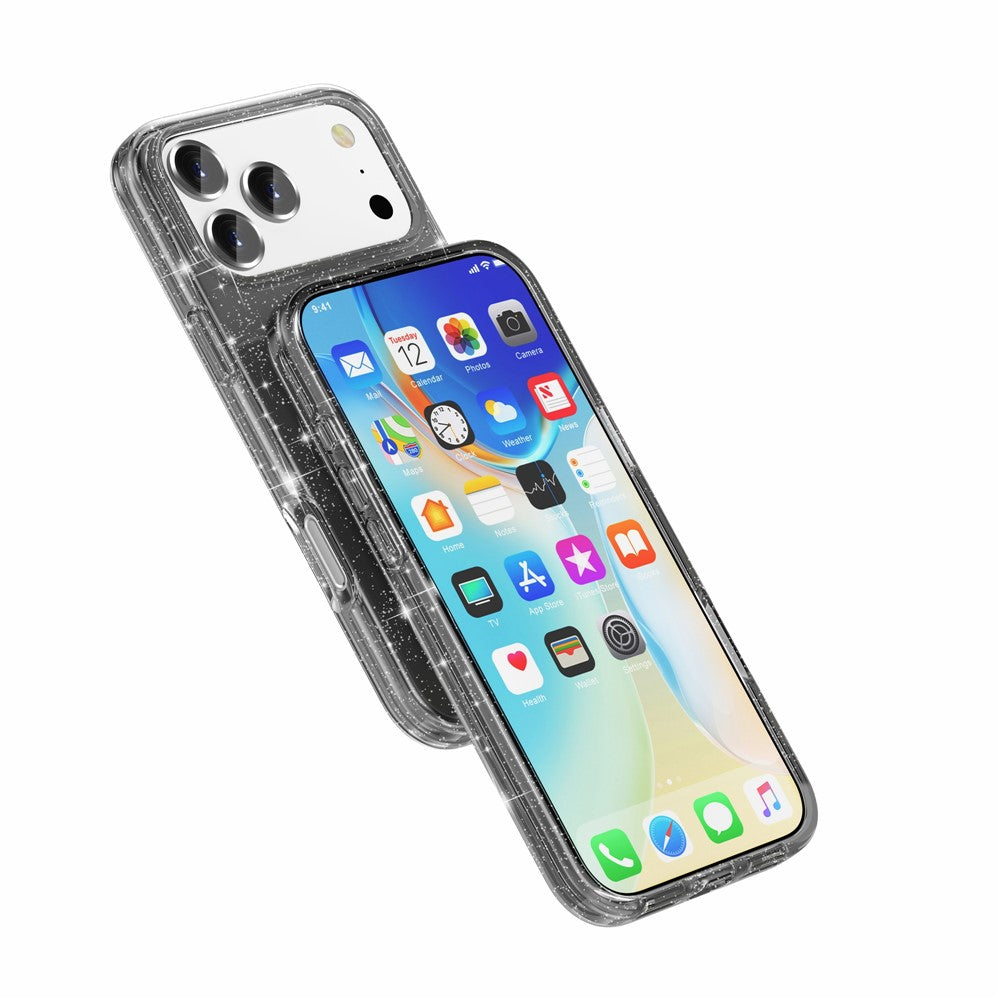 iPhone 17 Pro Max Glitter-Hülle – Magnetisch & funkelnd