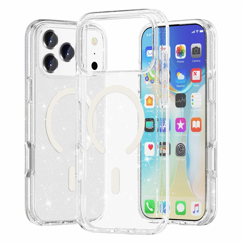 iPhone 17 Pro Glitter-Hülle – Magnetisch & funkelnd