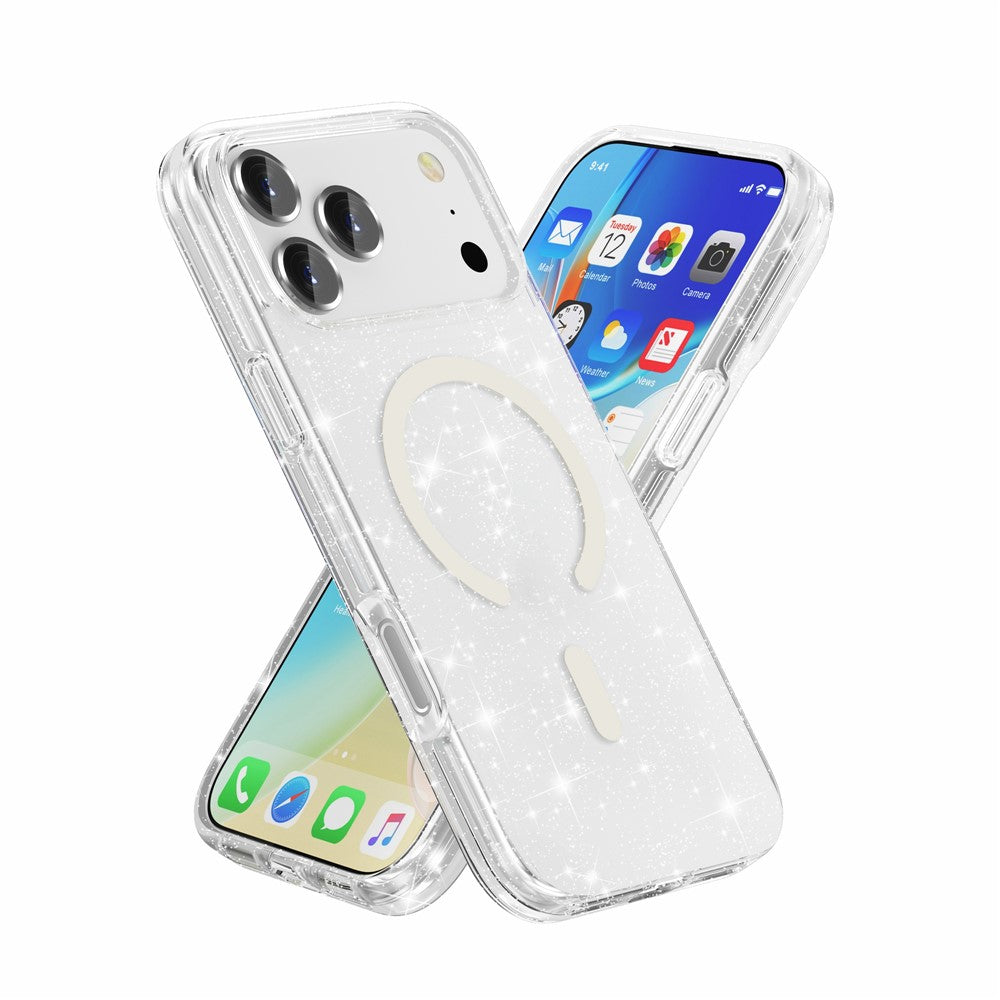iPhone 17 Pro Glitter-Hülle – Magnetisch & funkelnd