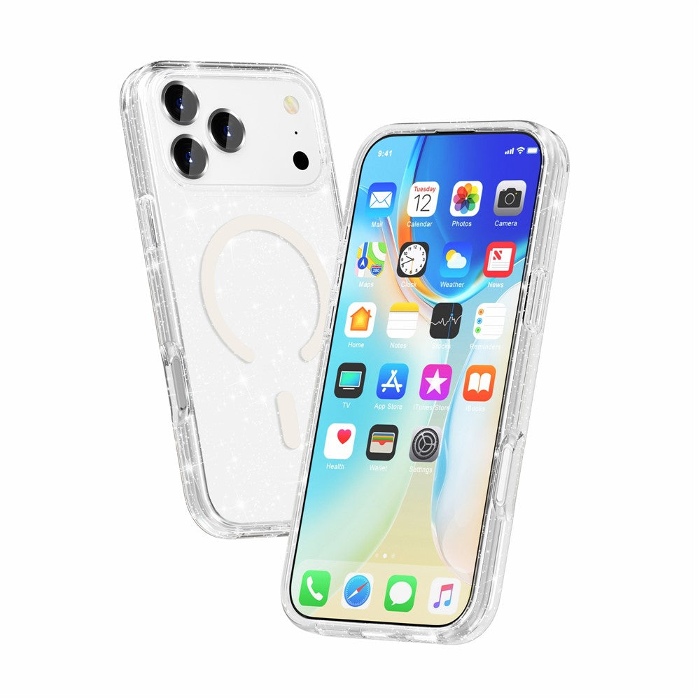 iPhone 17 Pro Glitter-Hülle – Magnetisch & funkelnd