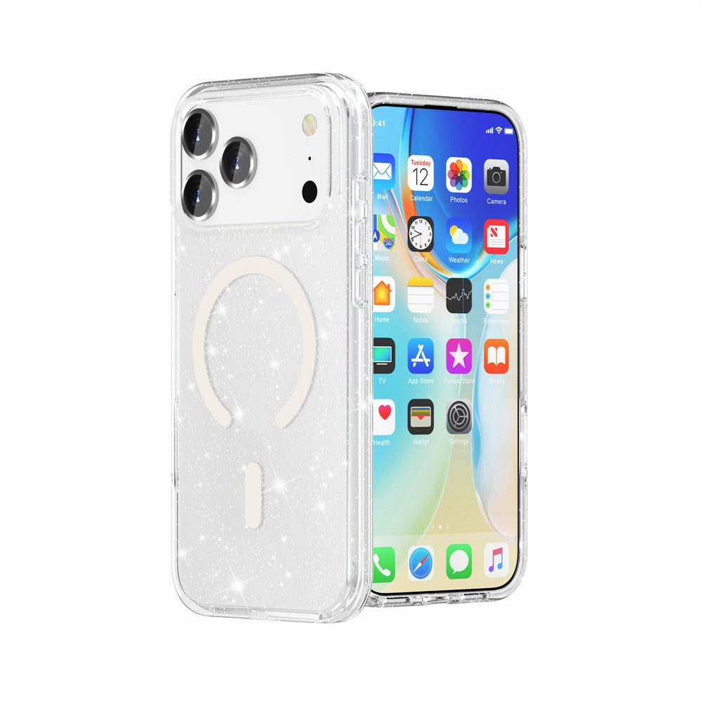 iPhone 17 Pro Glitter-Hülle – Magnetisch & funkelnd