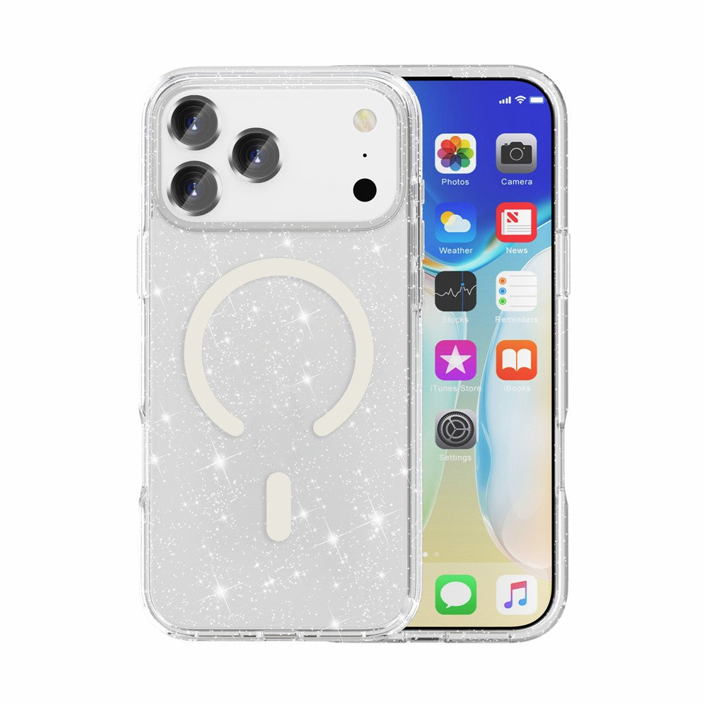 iPhone 17 Pro Glitter-Hülle – Magnetisch & funkelnd