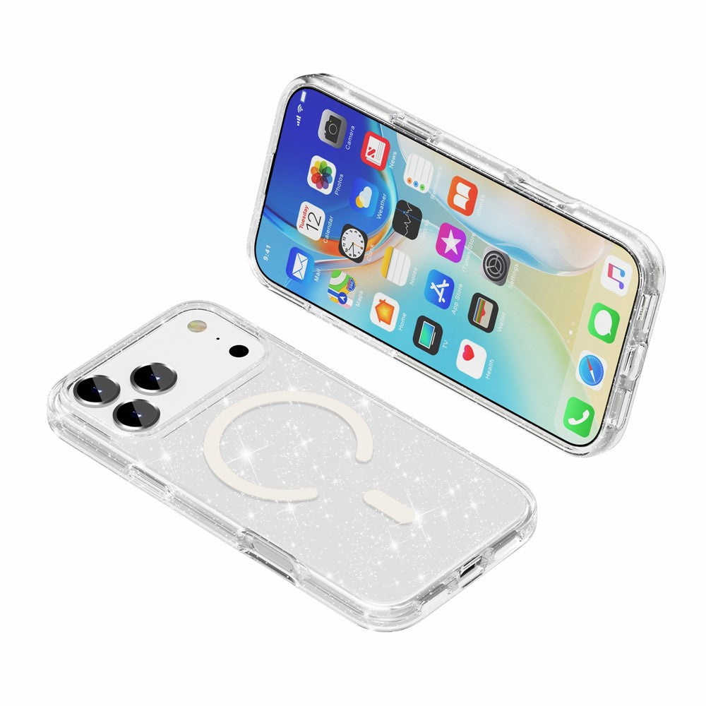 iPhone 17 Pro Glitter-Hülle – Magnetisch & funkelnd