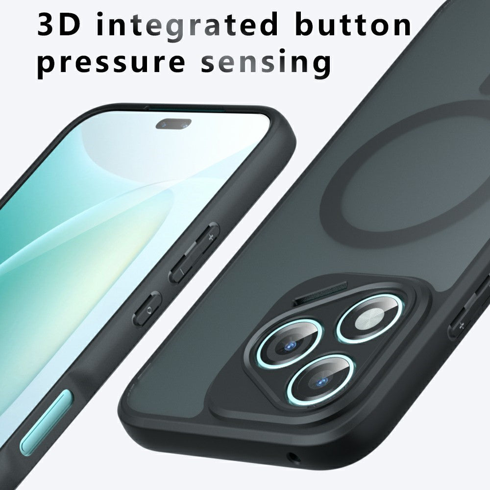 For Honor 400 Lite 5G Magnetic Case TPU+PC Matte Phone Cover