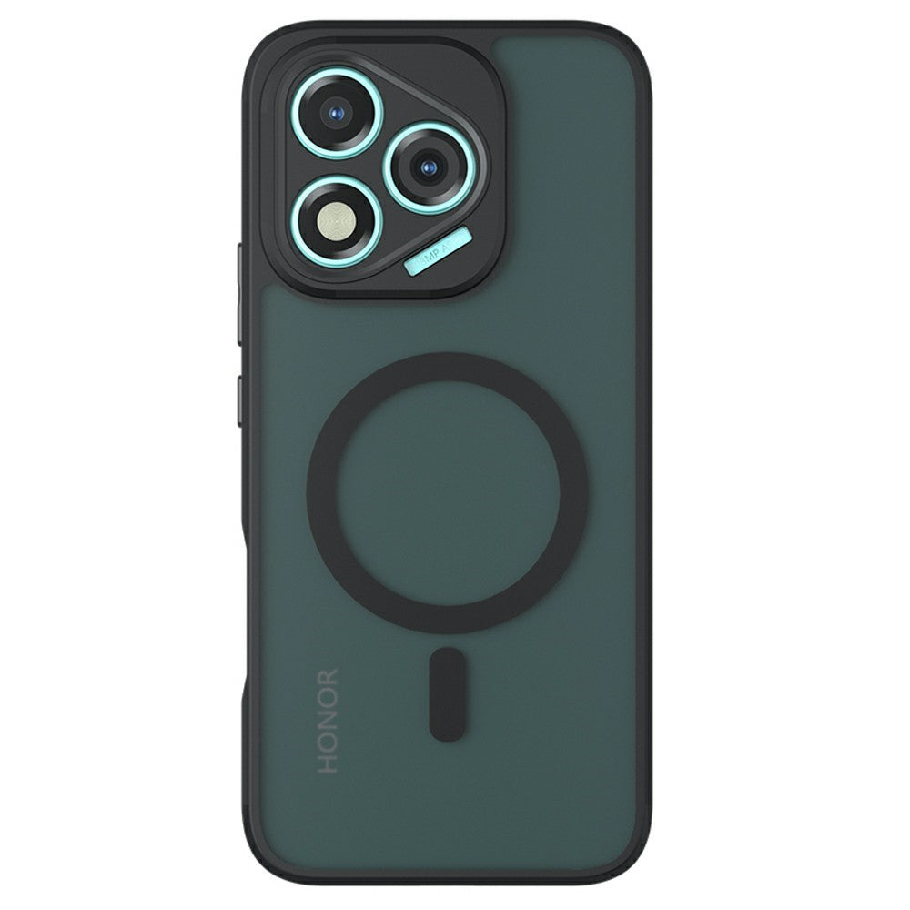 For Honor 400 Lite 5G Magnetic Case TPU+PC Matte Phone Cover