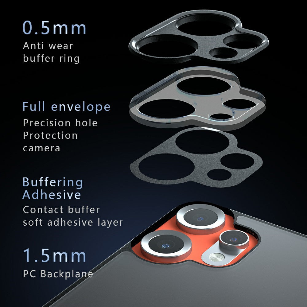 Nothing CMF Phone 2 Pro Handyhülle – Aus TPU + PC, matte Handy-Rückseite, Transparent Schwarz