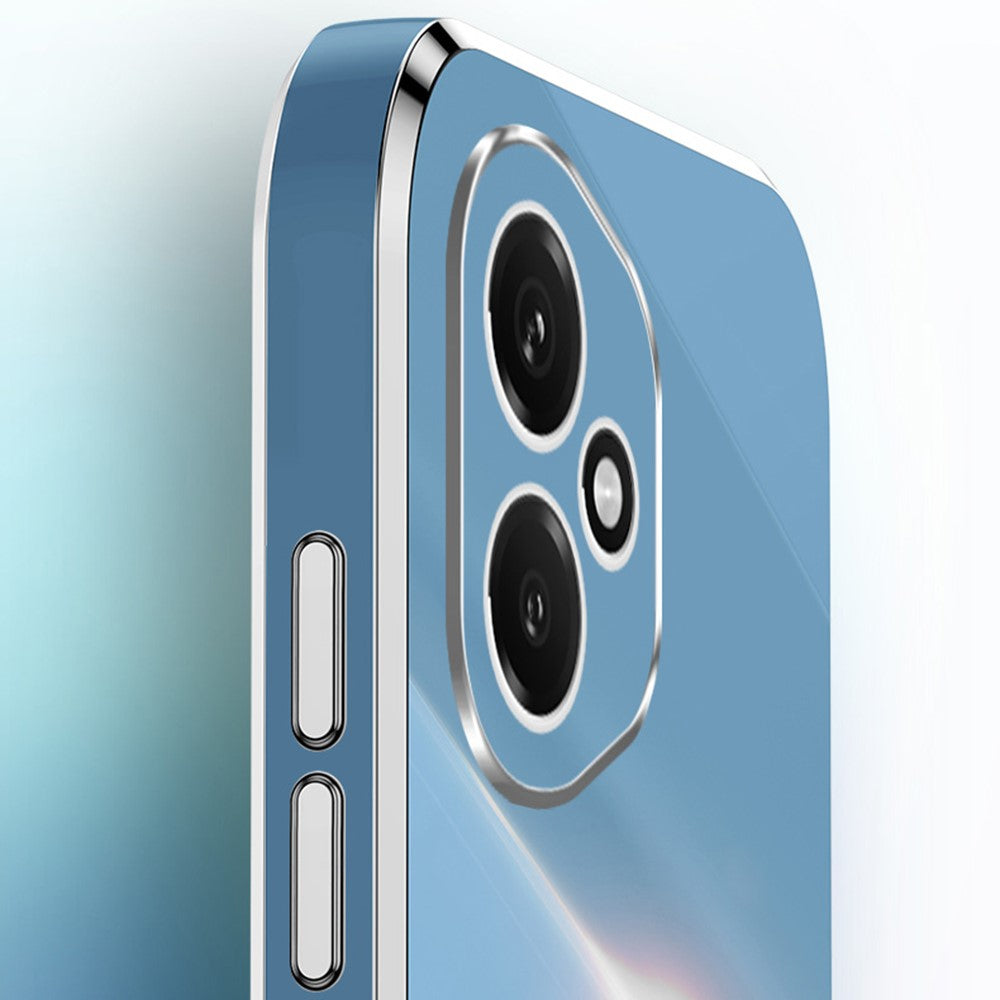XINLI For Honor 400 5G (Global) Case TPU Phone Cover with Electroplating Frame