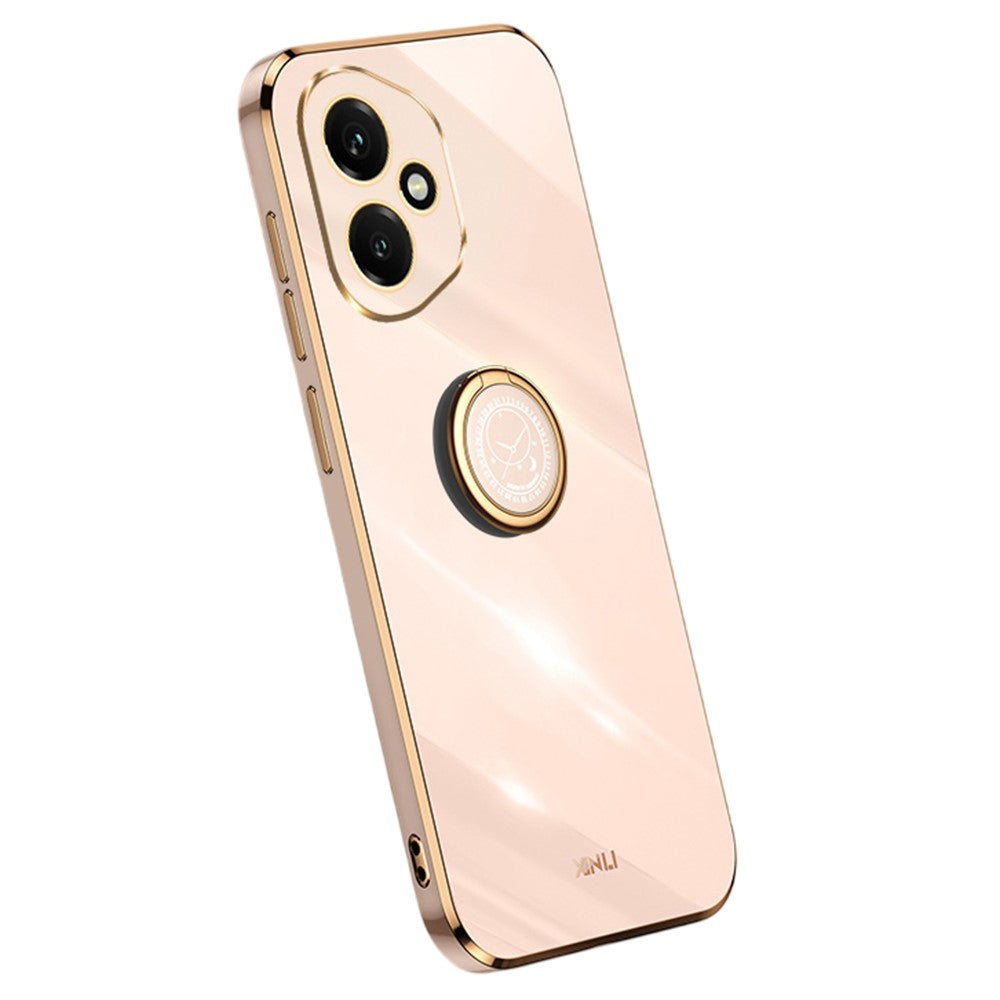Honor 400 5G (Global) Handyhülle – Galvanisierte TPU-Rückseite, kratzfest, mit Ringständer