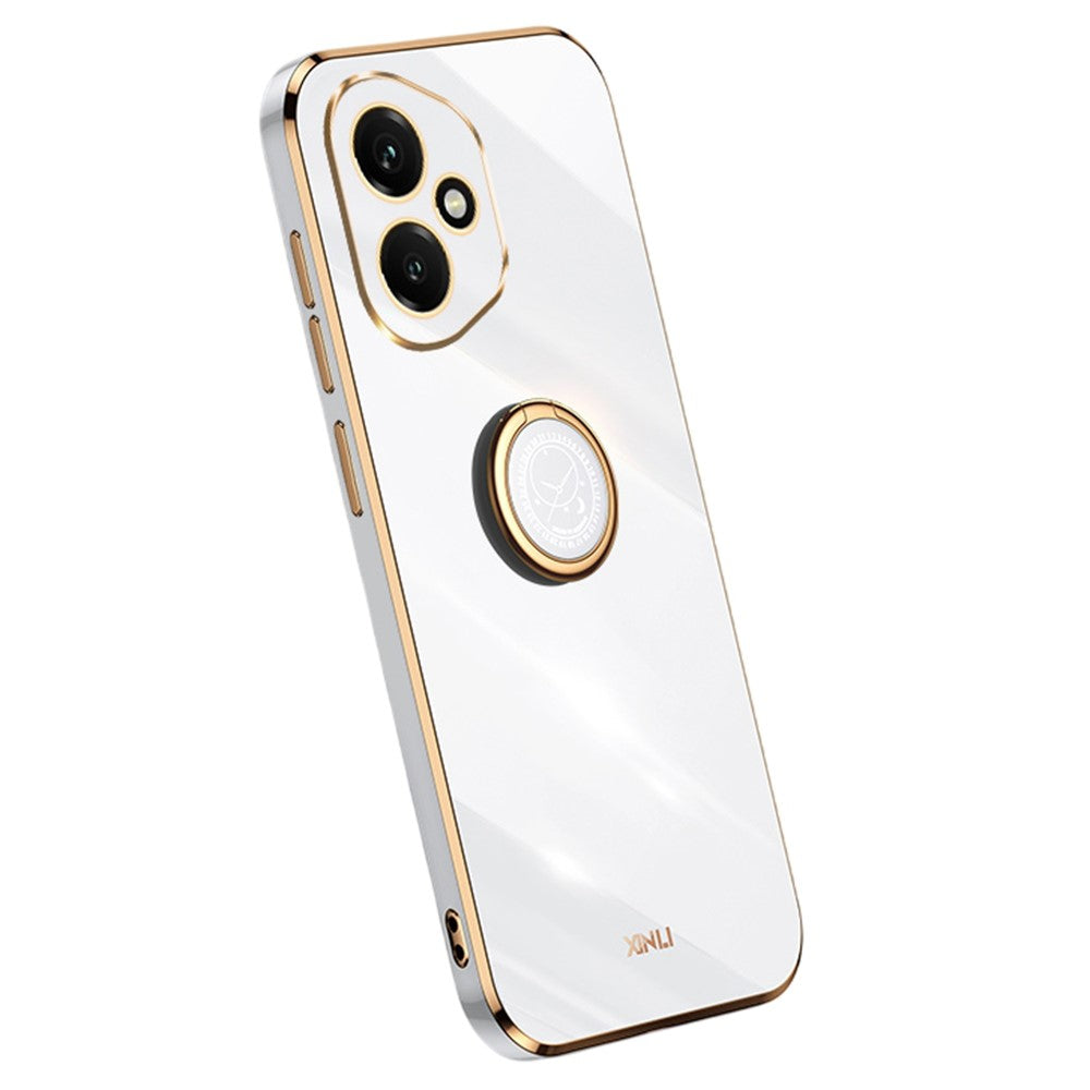 Honor 400 5G (Global) Handyhülle – Galvanisierte TPU-Rückseite, kratzfest, mit Ringständer