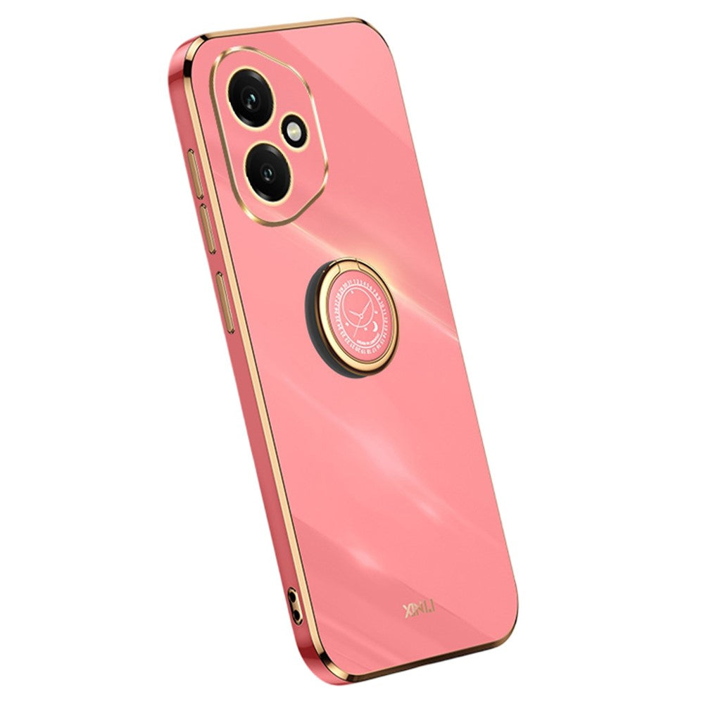 Honor 400 5G (Global) Handyhülle – Galvanisierte TPU-Rückseite, kratzfest, mit Ringständer