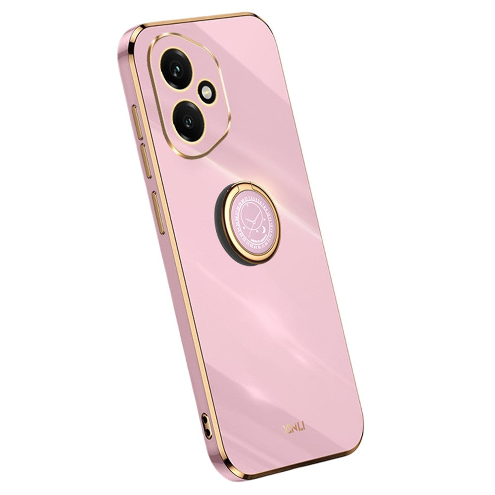 Honor 400 5G (Global) Handyhülle – Galvanisierte TPU-Rückseite, kratzfest, mit Ringständer