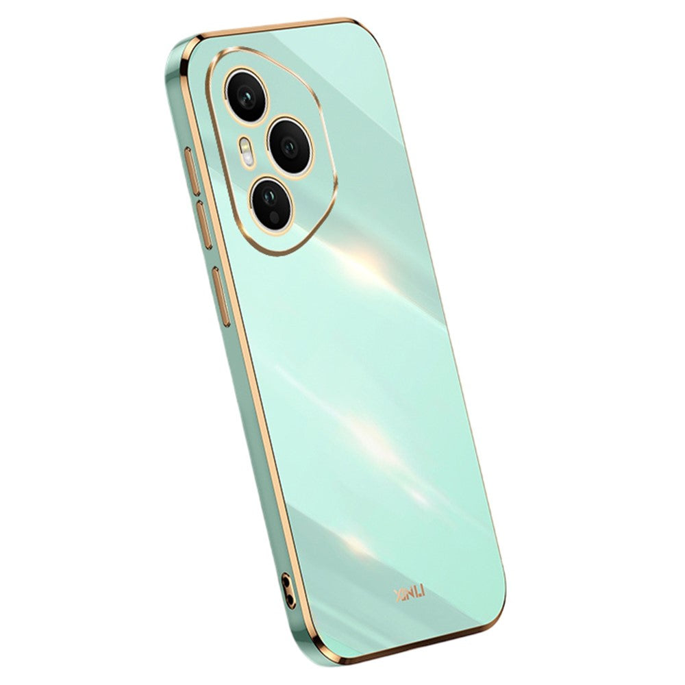 XINLI For Honor 400 Pro 5G (Global) Case TPU Phone Cover with Electroplating Frame