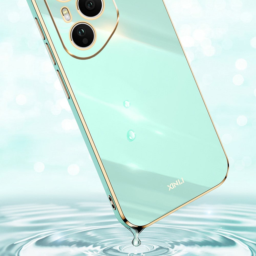 XINLI For Honor 400 Pro 5G (Global) Case TPU Phone Cover with Electroplating Frame