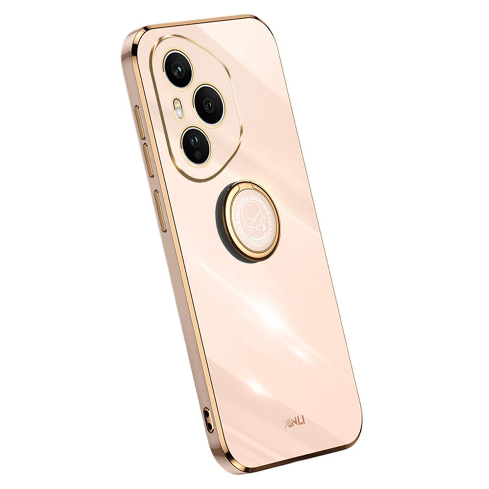 Honor 400 Pro 5G (Global) Handyhülle – Galvanisierte TPU-Rückseite, kratzfest, mit Ringständer