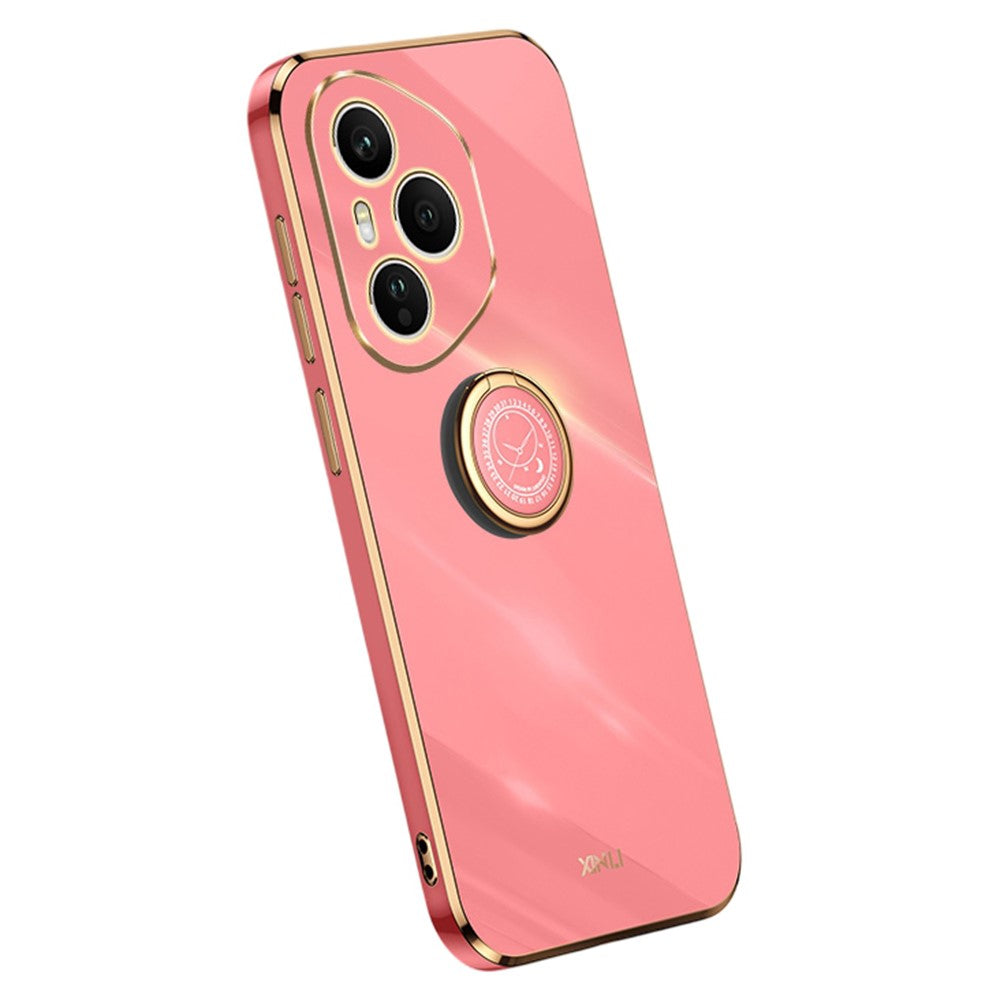 Honor 400 Pro 5G (Global) Handyhülle – Galvanisierte TPU-Rückseite, kratzfest, mit Ringständer