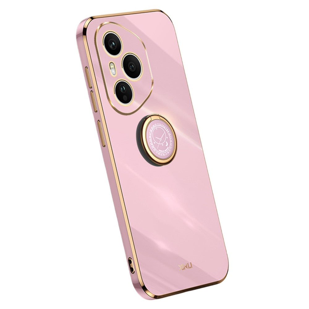 Honor 400 Pro 5G (Global) Handyhülle – Galvanisierte TPU-Rückseite, kratzfest, mit Ringständer