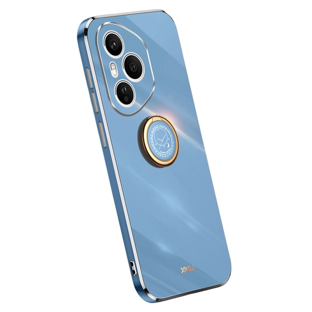 Honor 400 Pro 5G (Global) Handyhülle – Galvanisierte TPU-Rückseite, kratzfest, mit Ringständer