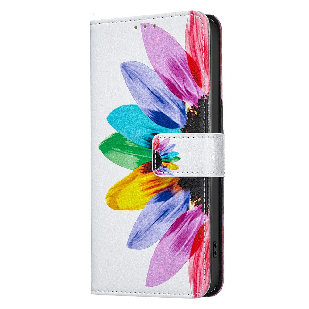 Galaxy S24 FE Wallet-Hülle – Mit goldenen Schmetterlingen & Ständer