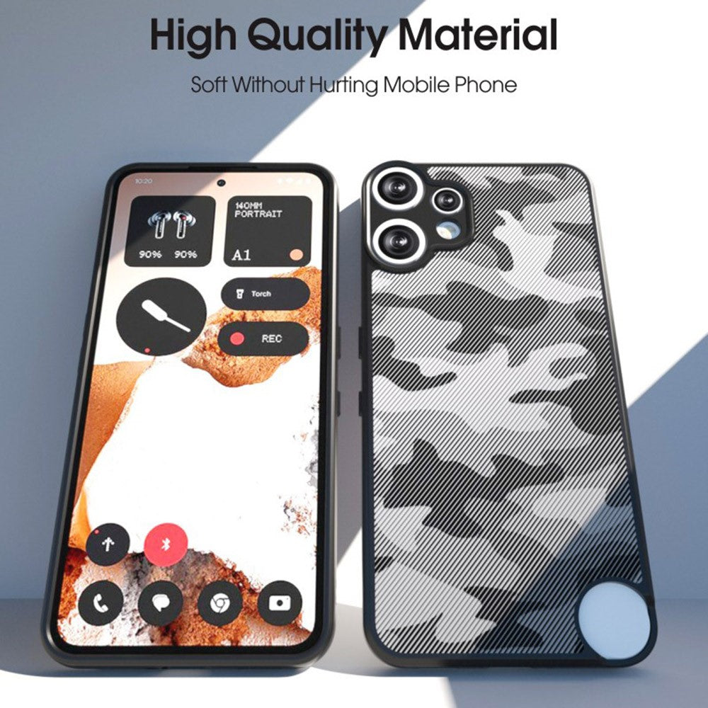 IBMRS For Nothing CMF Phone 2 Pro Case Soft TPU Frame Hard PC Back Anti-Fall Phone Cover