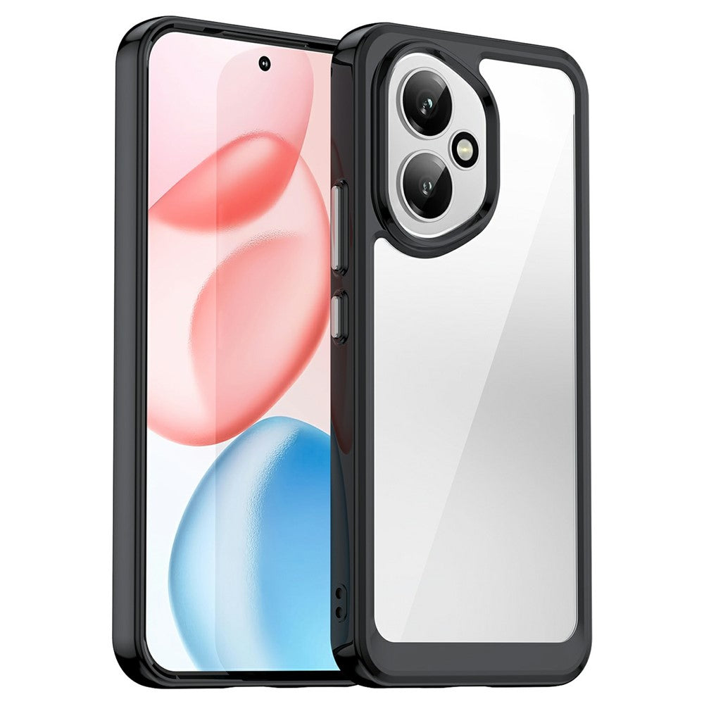 Honor 400 5G (Global) Transparente Handyhülle – Stoßfeste Rückseite, aus TPU & Acryl
