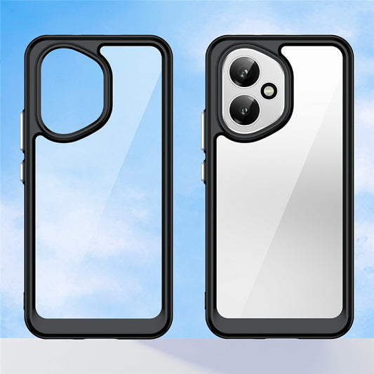 Honor 400 5G (Global) Transparente Handyhülle – Stoßfeste Rückseite, aus TPU & Acryl
