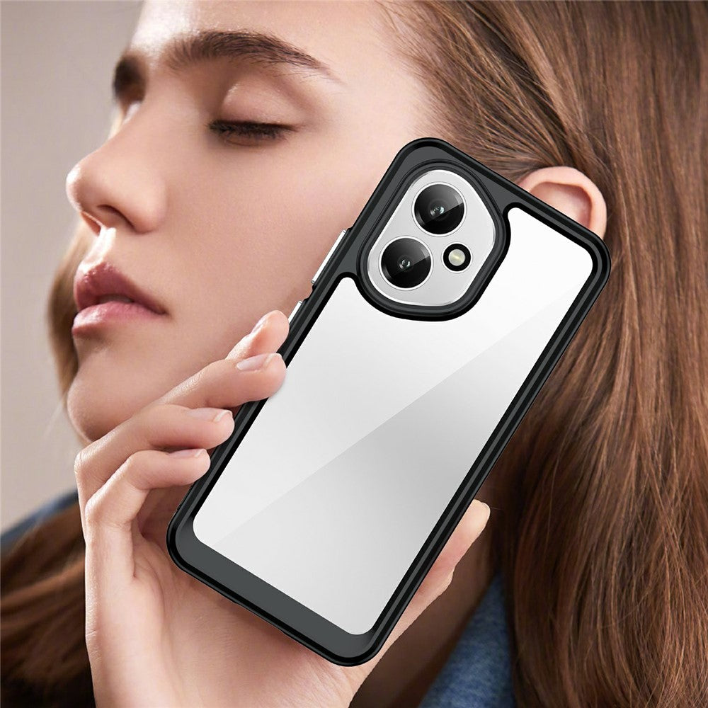 Honor 400 5G (Global) Transparente Handyhülle – Stoßfeste Rückseite, aus TPU & Acryl